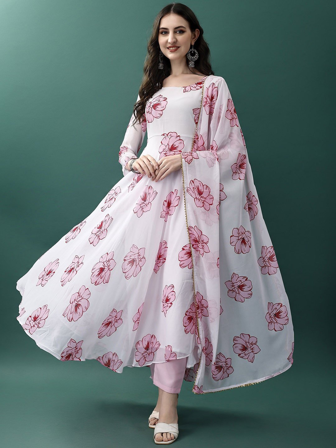 Women Floral Kurti